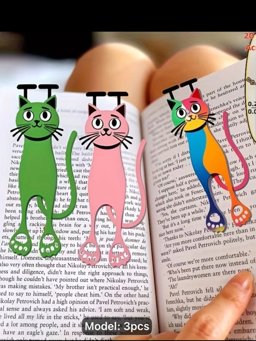 Cute Cat Wall Hook Hanger - Pink, Green, Multicolor